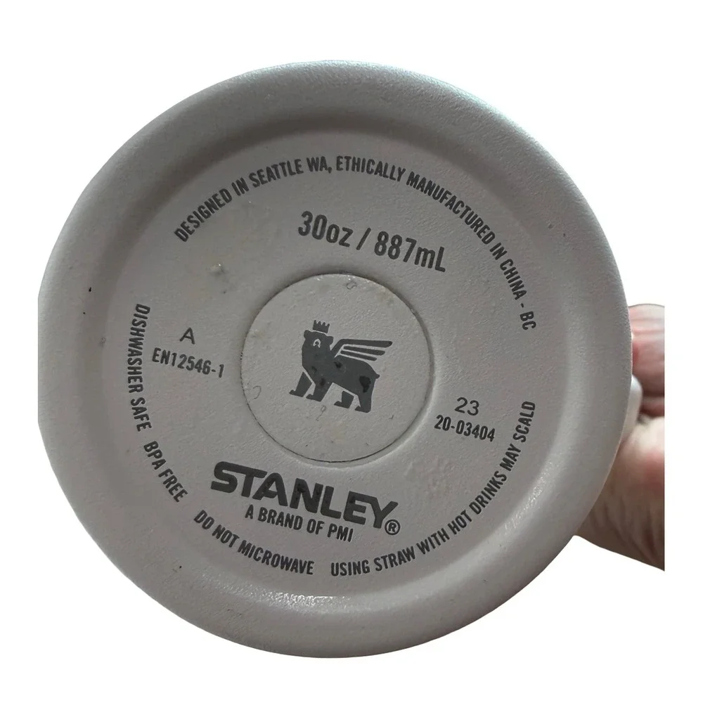 Stanley 30oz Quencher‎ H2.0 Cream Blush Tumbler NWOT - Picture 6 of 7